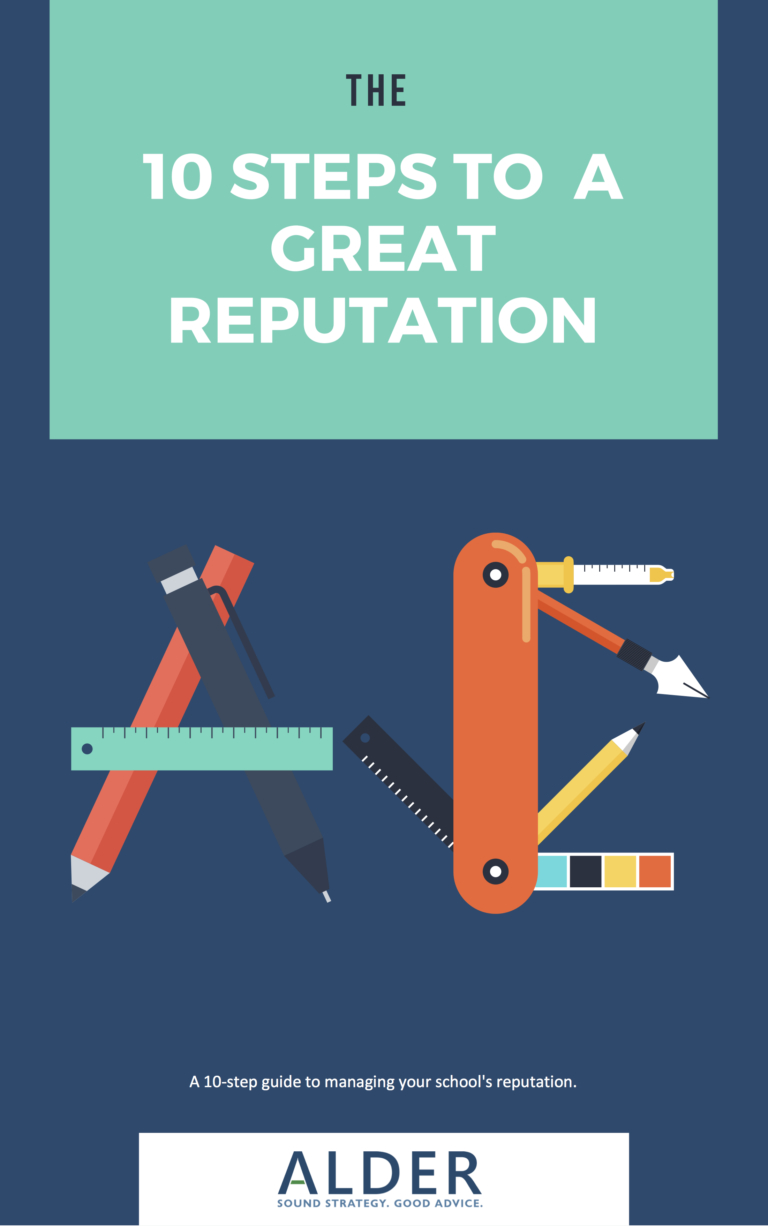 Free eBook for Schools Reputation Management Alder UK